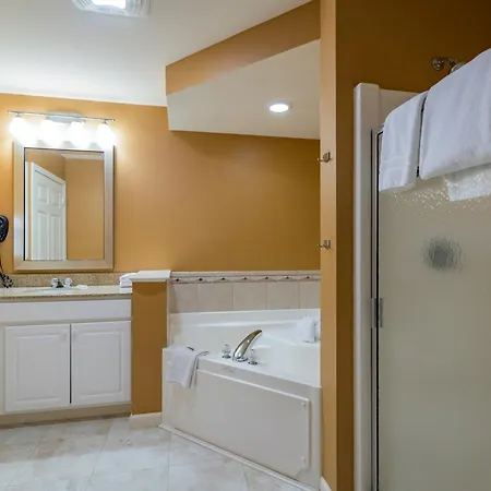 Vacation Village In The Berkshires Hancock Exterior photo A bathroom in a typical hotel room
